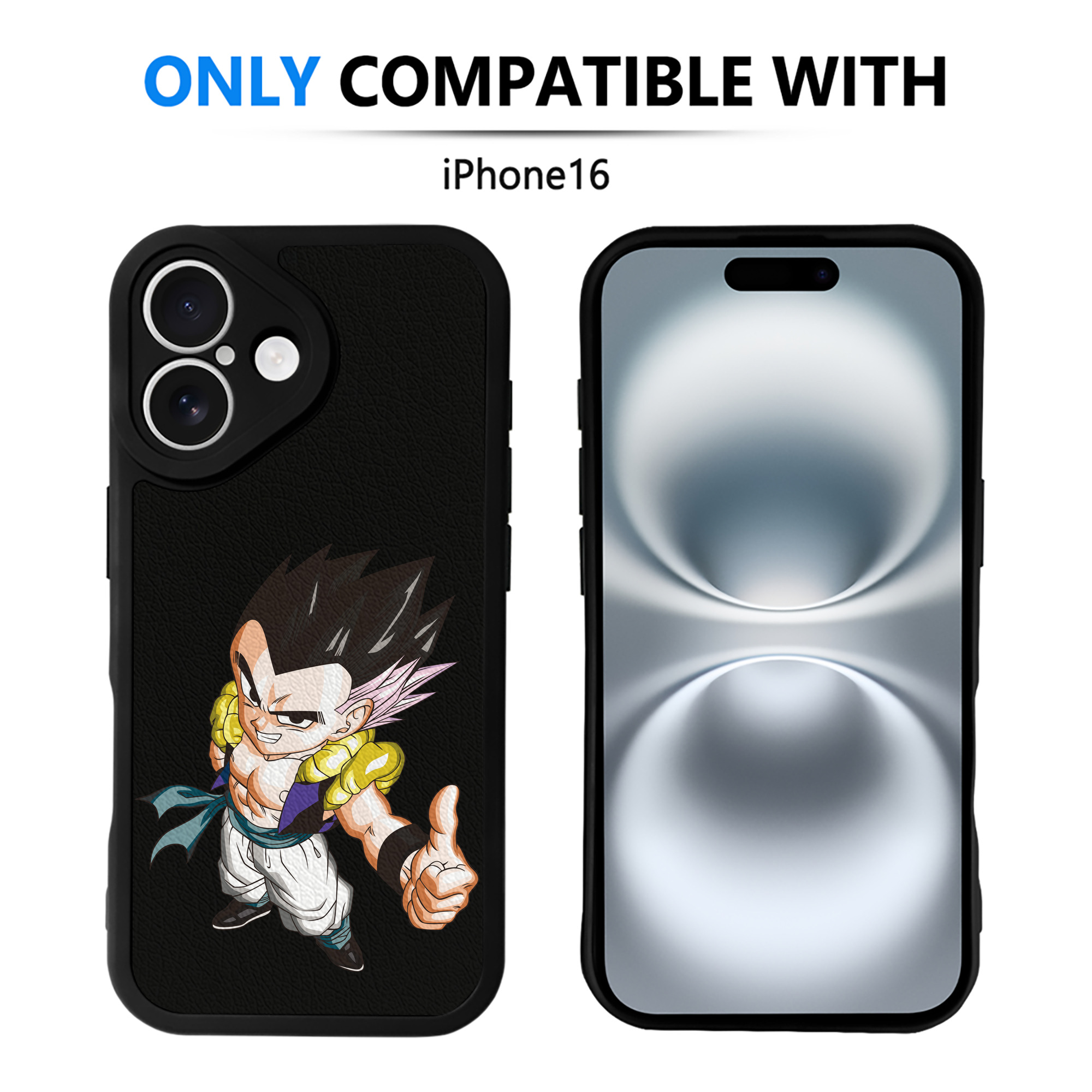 （画像用） ドラゴンボール ベジータ四世（Bejīta Yonsei）DRAGON BALL Vegeta IV 【iPhone 16シリーズ対応】シリコンスマホケース（レザー調） 材質：シリコン